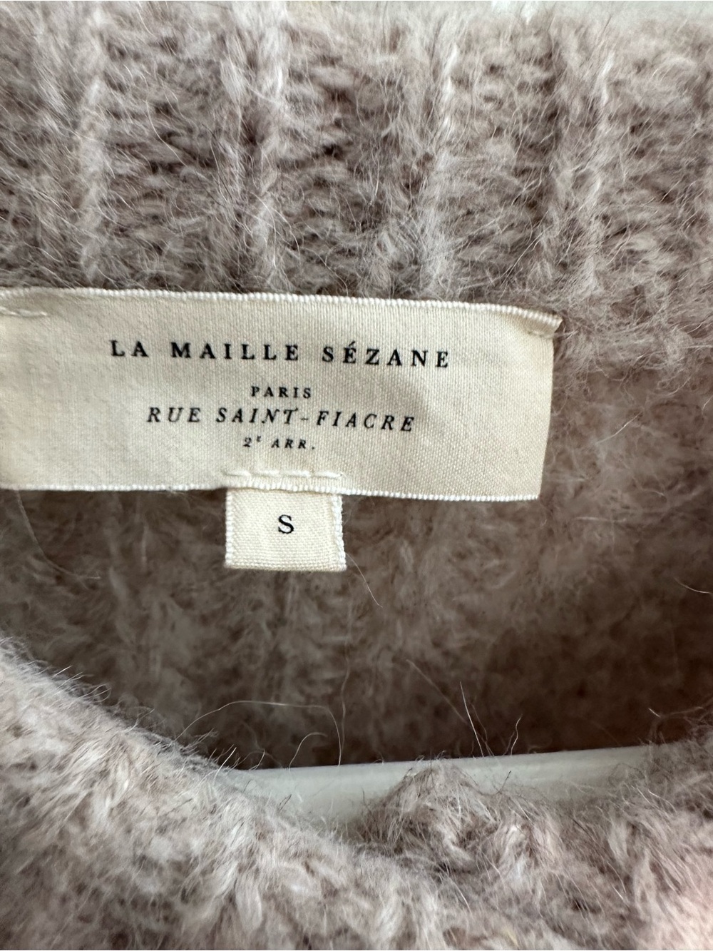 Sezane Women's oatmeal Button-Front Cardigan Sweater! - Picture 2 of 6